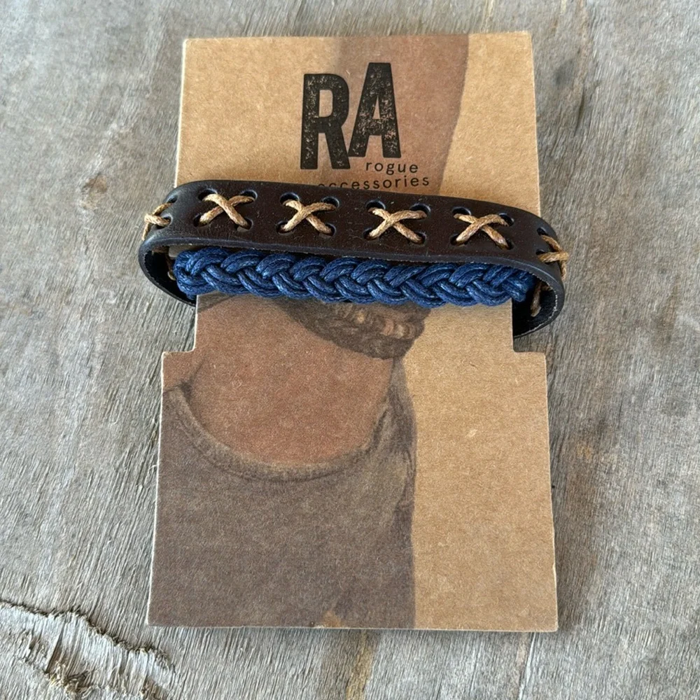 RA Rogue Accessories Lander 2-Piece‎ Men’s Bracelets NWT